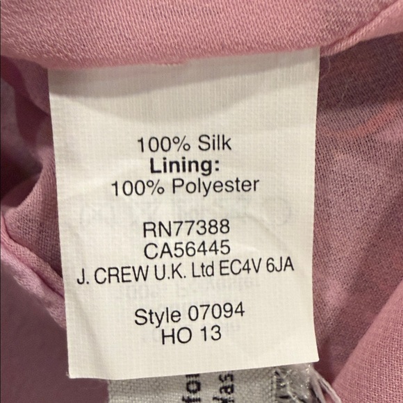 J. Crew Cate Silk Iced Lilac Paisley Flowing Classy Versatile Tank Top Size 6 - Picture 8 of 10